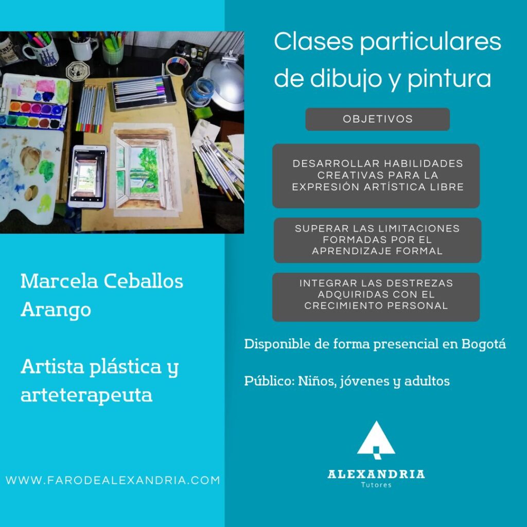 Clases particulares de dibujo y pintura, por Marcela Ceballos Arango