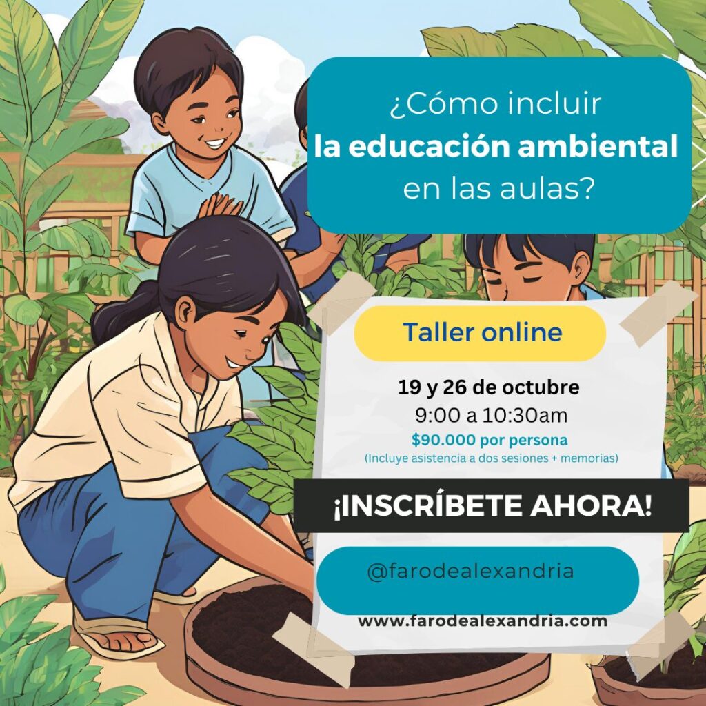 Información e inscripción al taller para docentes: «Educación ambiental en el aula»